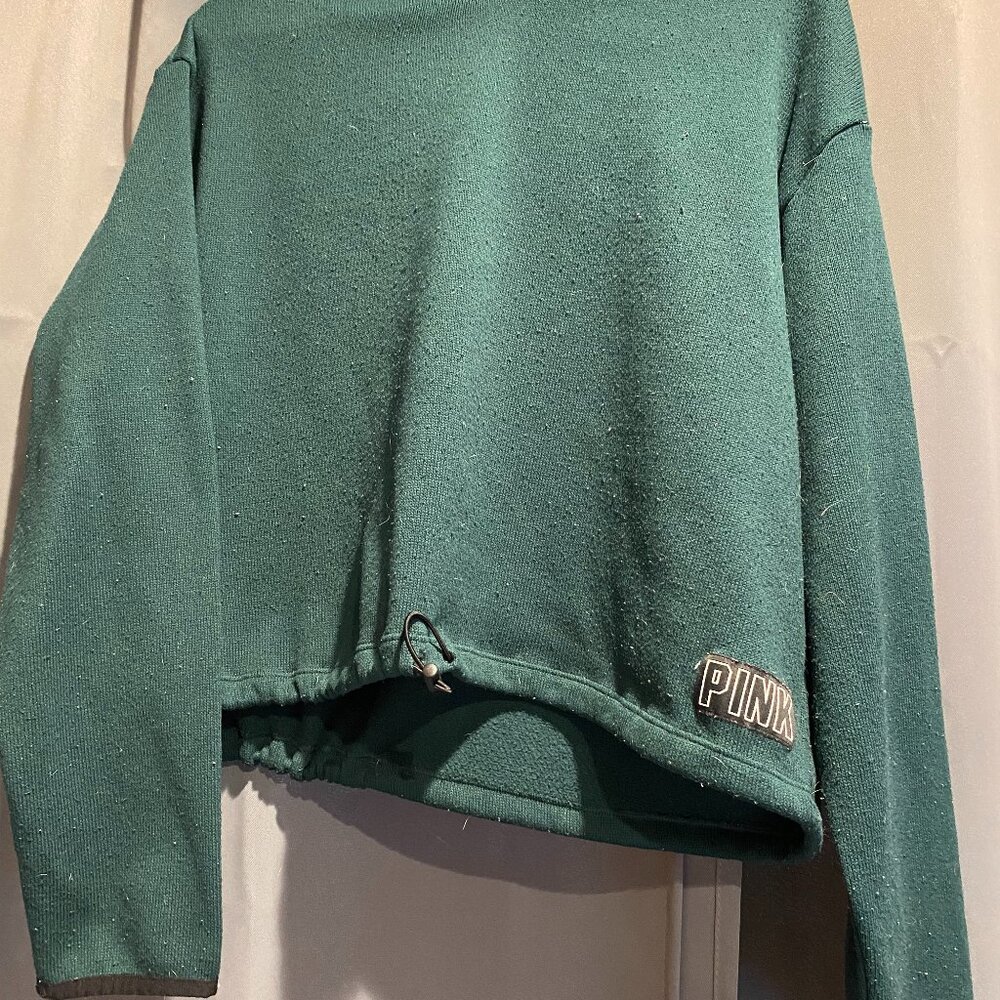girls cropped pink sweater